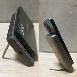 POWER X3 モバイルバッテリーは縦でも横でも使える